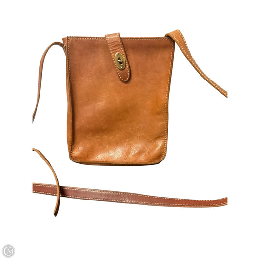 Crossbody Leather By Fossil, Size: Small