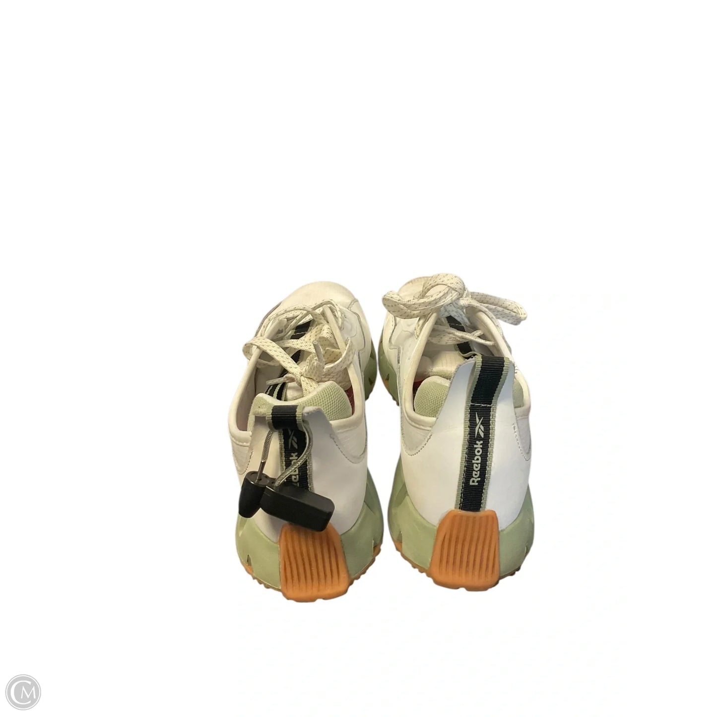 Shoes Athletic By Reebok In White, Size: 9