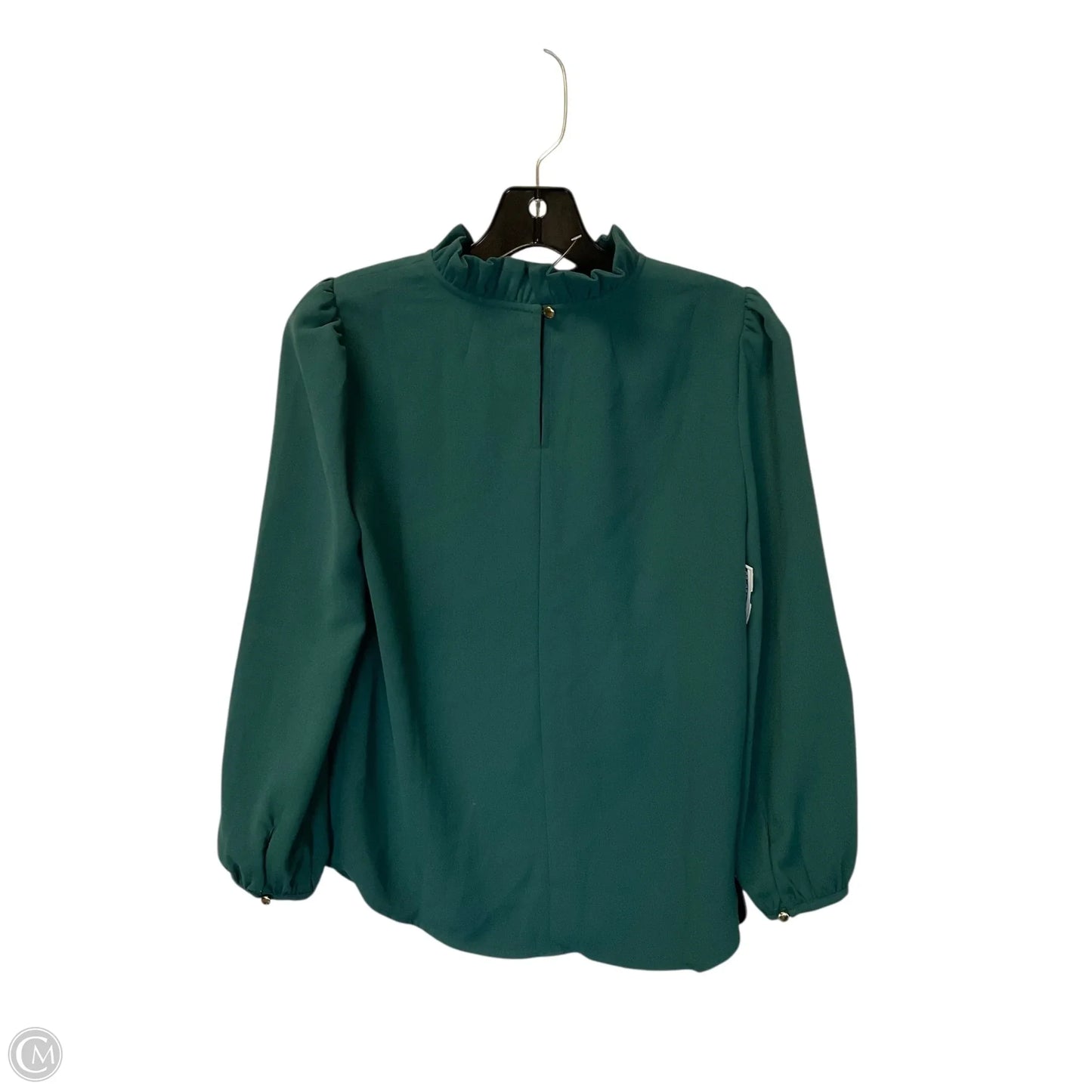 Top Long Sleeve By J. Crew In Green, Size: Xxs