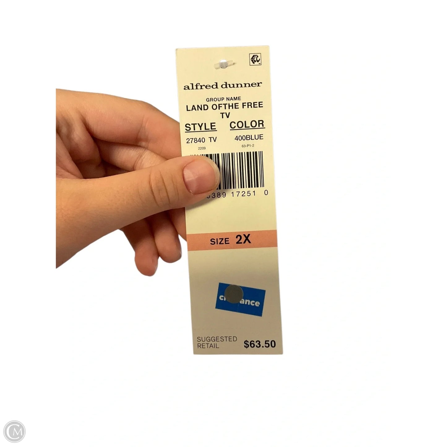 Top Long Sleeve By Alfred Dunner In Striped Pattern, Size: 2x