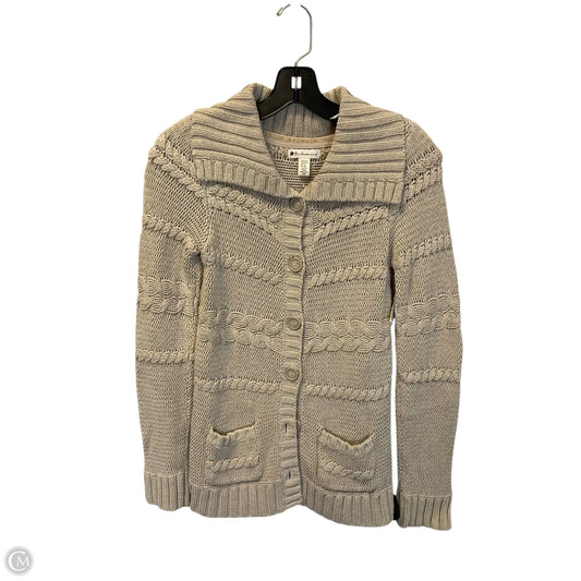 Sweater Cardigan By Pandemonium In Tan, Size: L