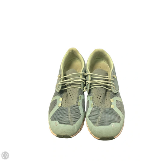 Shoes Athletic By On Cloud In Green, Size: 8.5
