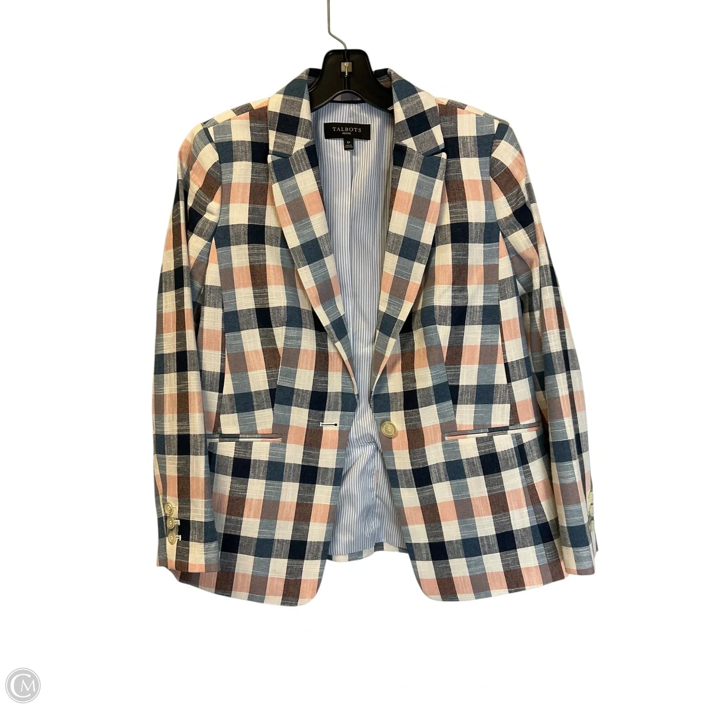 Blazer By Talbots In Multi-colored, Size: 6