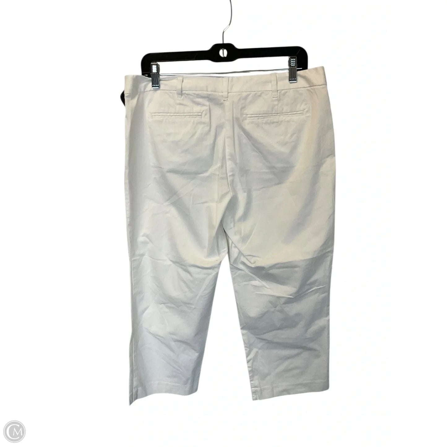 Capris By Michael By Michael Kors In White, Size: L