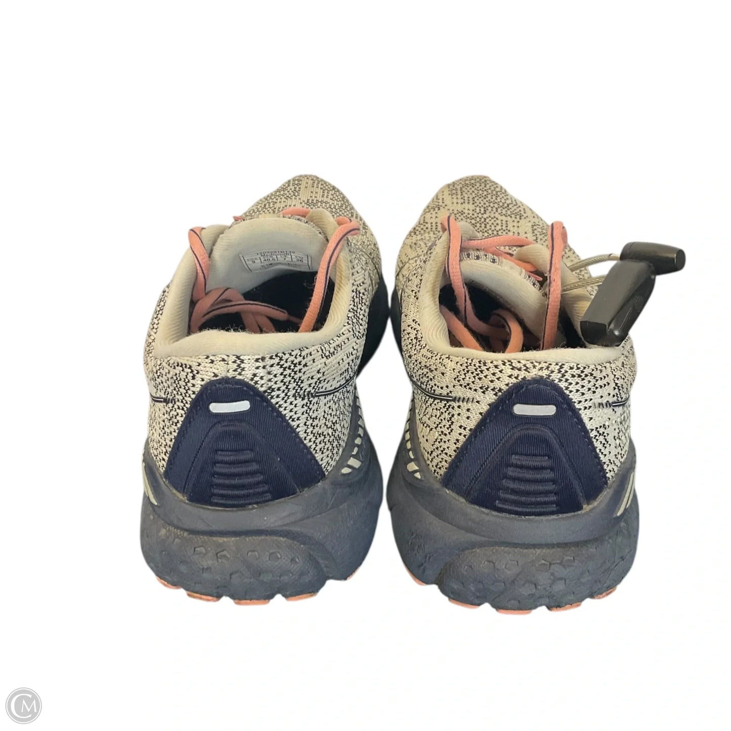 Shoes Athletic By Brooks In Blue & Cream, Size: 9