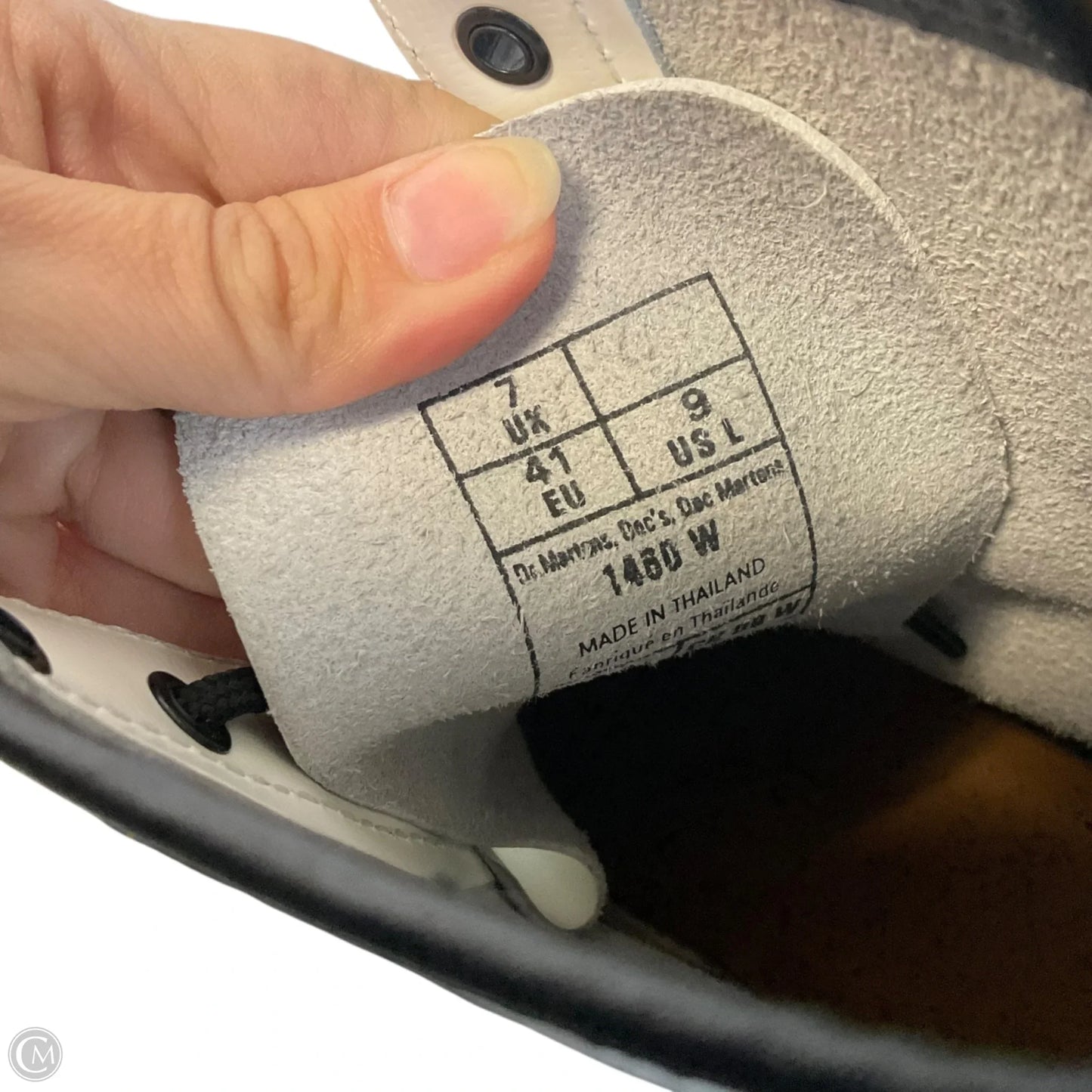 Boots Combat By Dr Martens In White, Size: 9