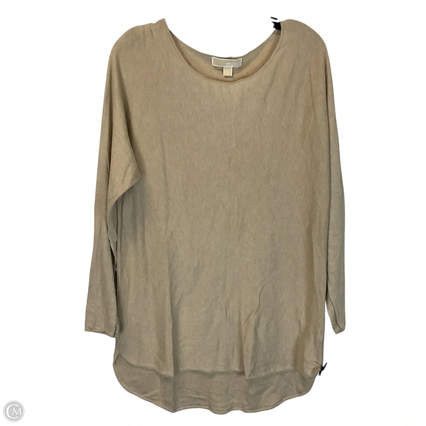 Top Long Sleeve By Michael By Michael Kors In Brown, Size: L