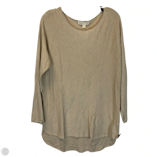 Top Long Sleeve By Michael By Michael Kors In Brown, Size: L