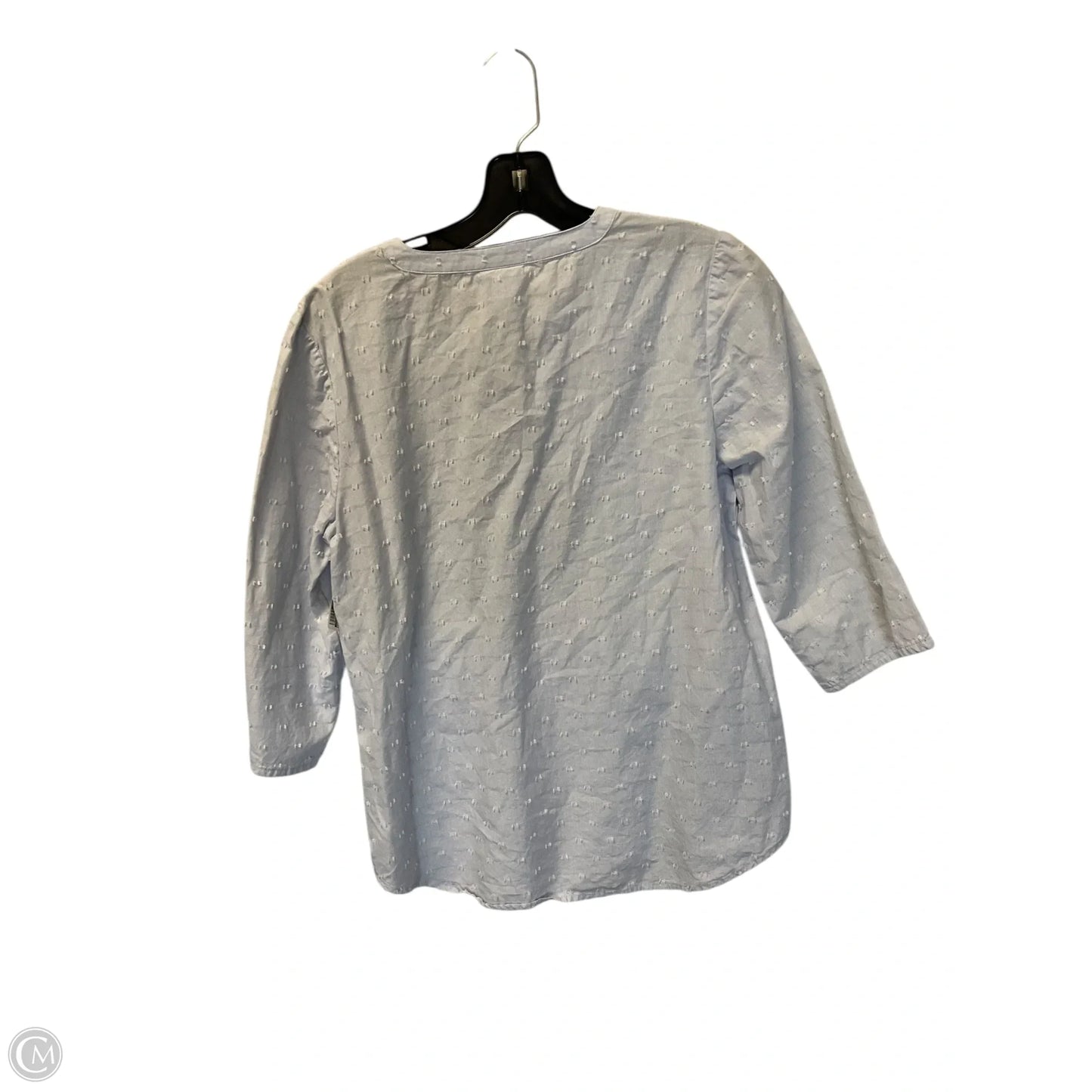 Top Long Sleeve By Chicos In Blue, Size: S