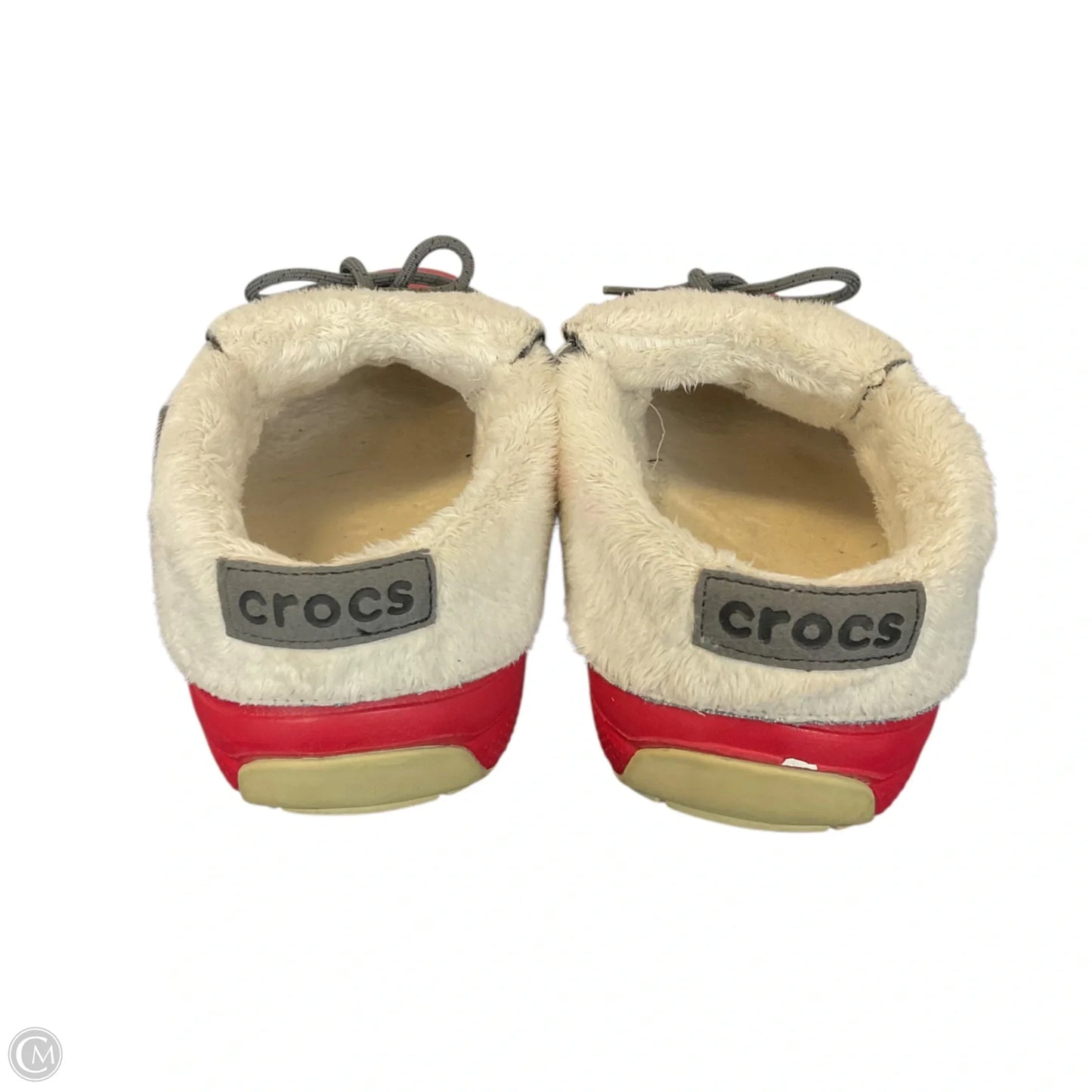 Shoes Flats By Crocs In Red, Size: 6