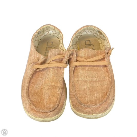 Shoes Flats By Hey Dude In Pink, Size: 5