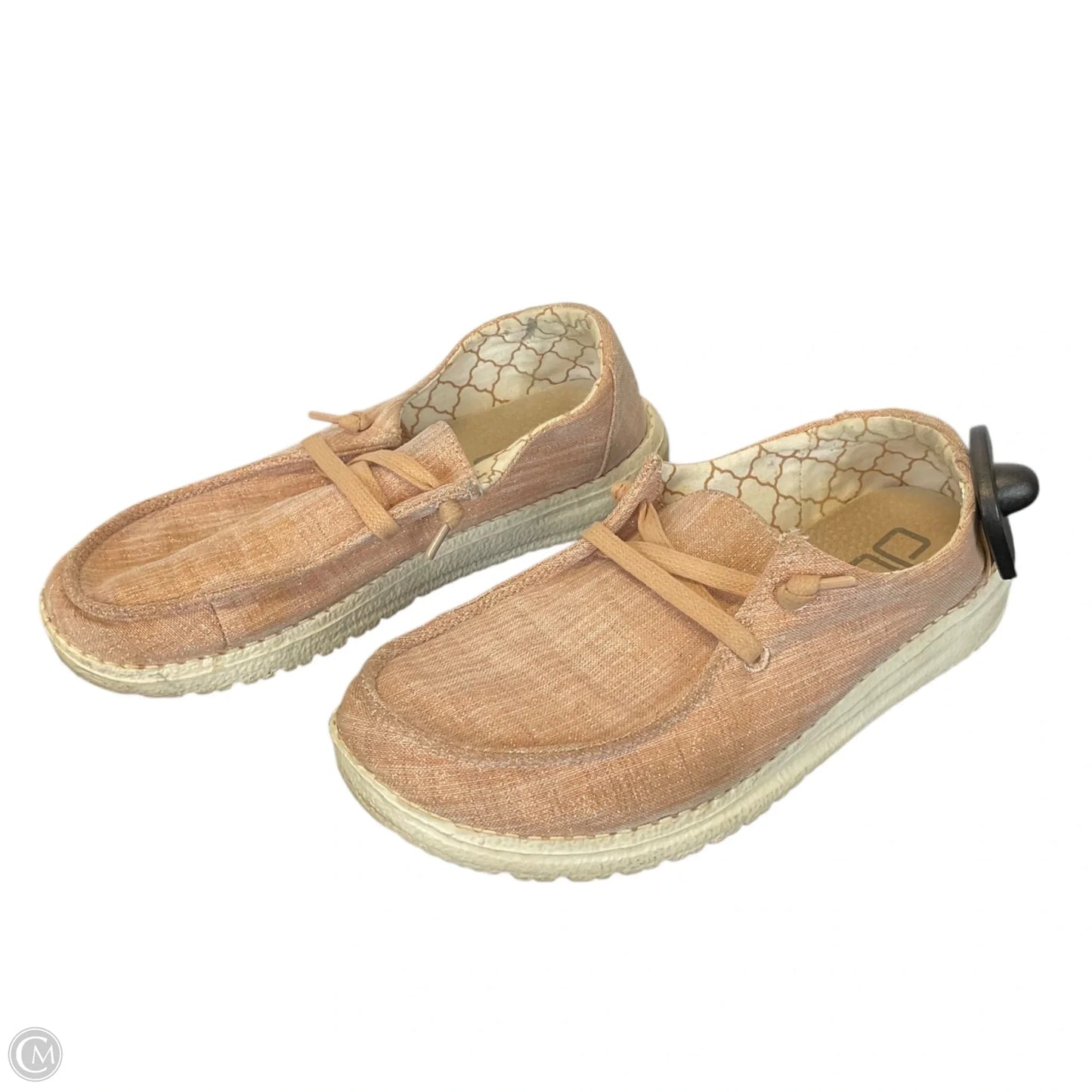 Shoes Flats By Hey Dude In Pink, Size: 5