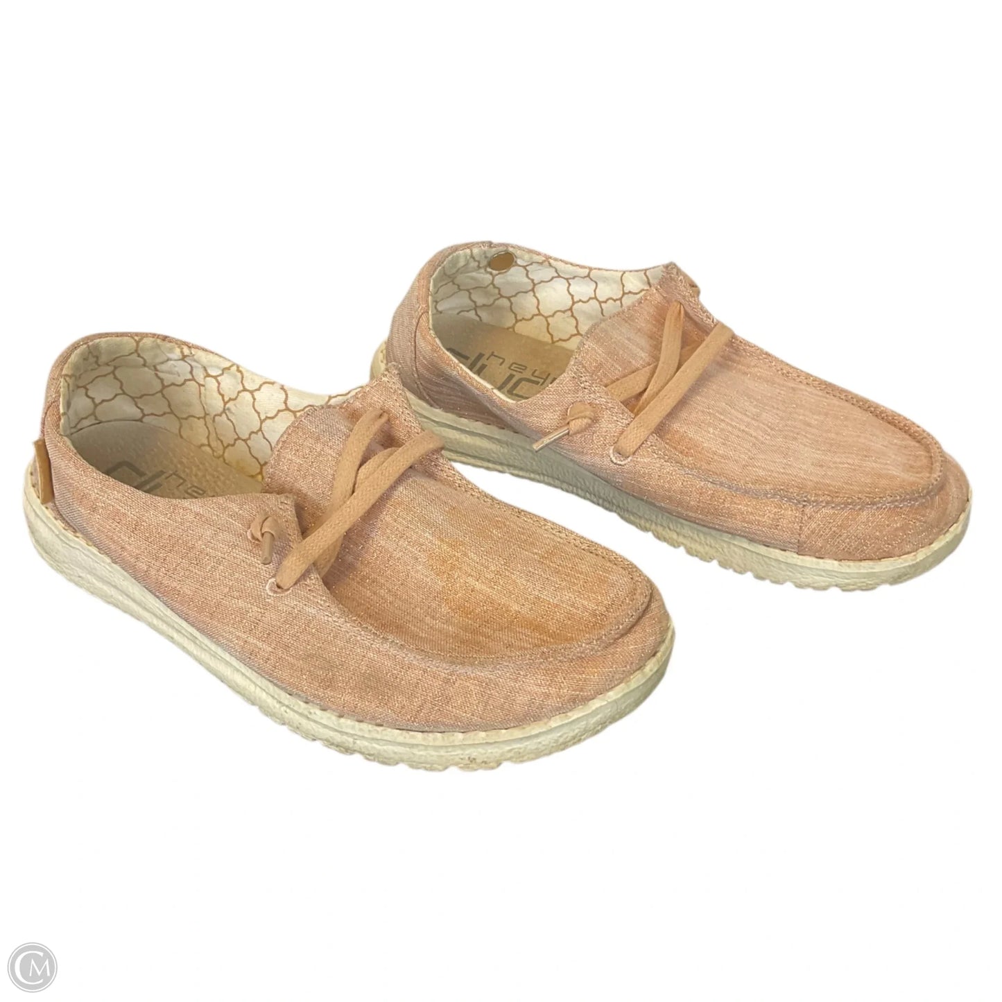 Shoes Flats By Hey Dude In Pink, Size: 5