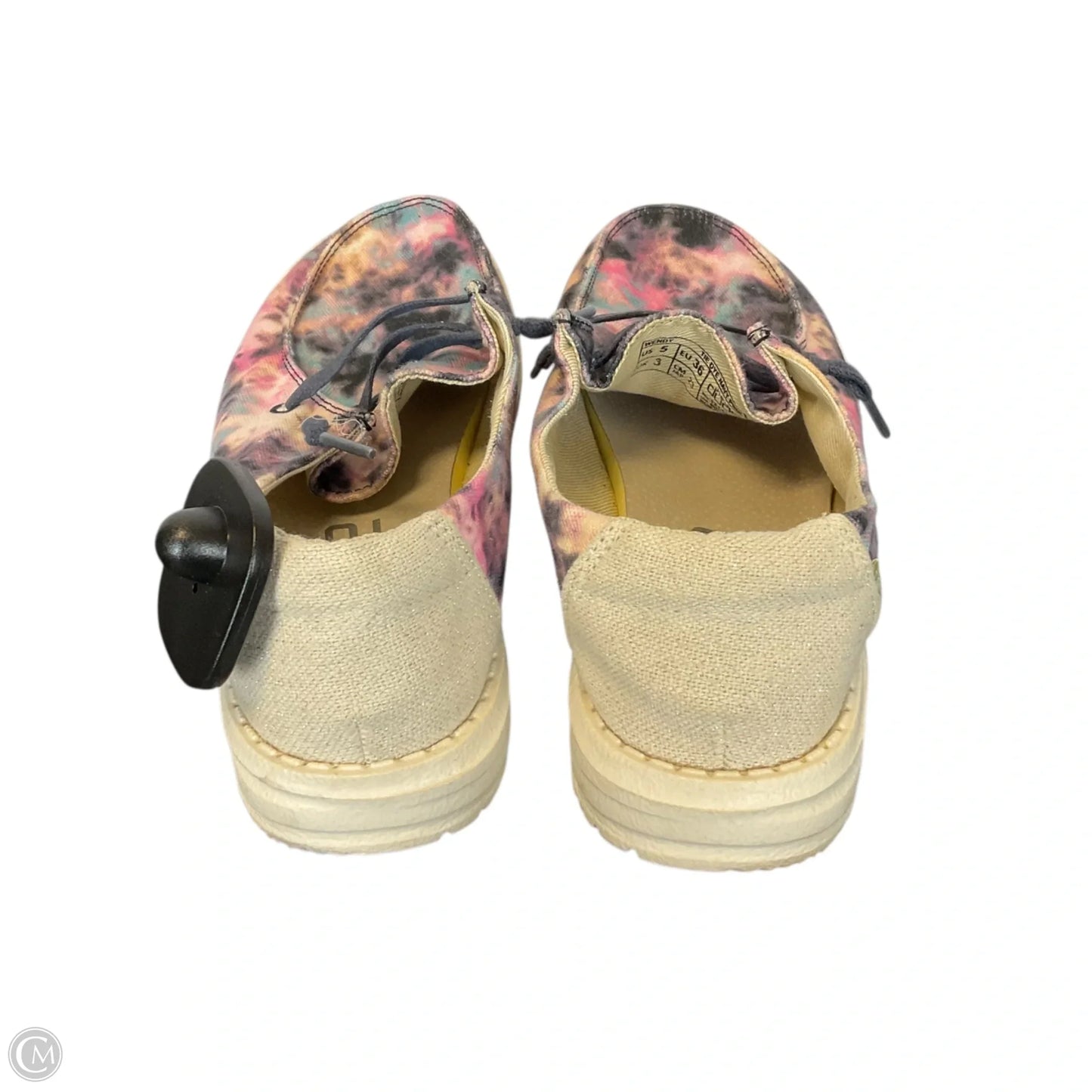 Shoes Flats By Hey Dude In Tie Dye Print, Size: 5