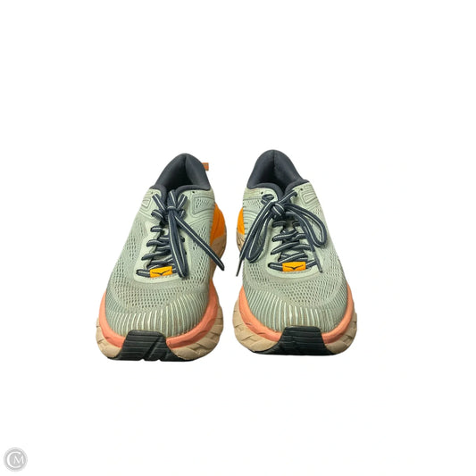 Shoes Athletic By Hoka In Blue & Orange, Size: 6.5