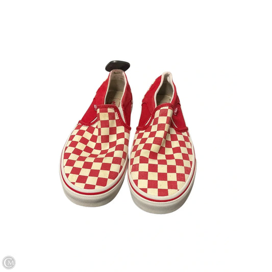 Shoes Flats By Vans In Checkered Pattern, Size: 6.5