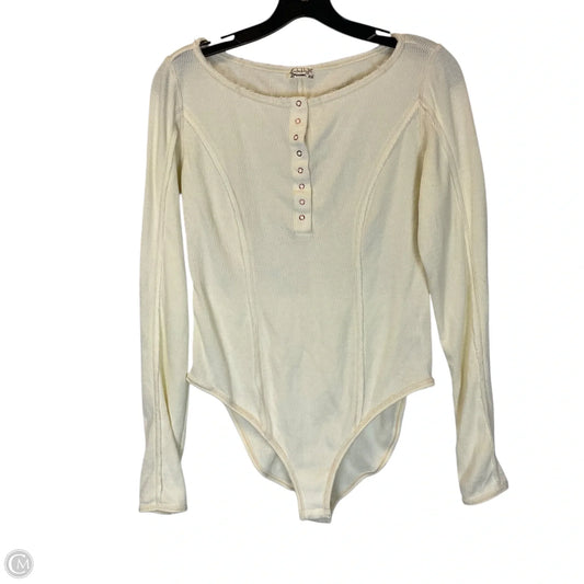 Bodysuit By Free People In Cream, Size: M