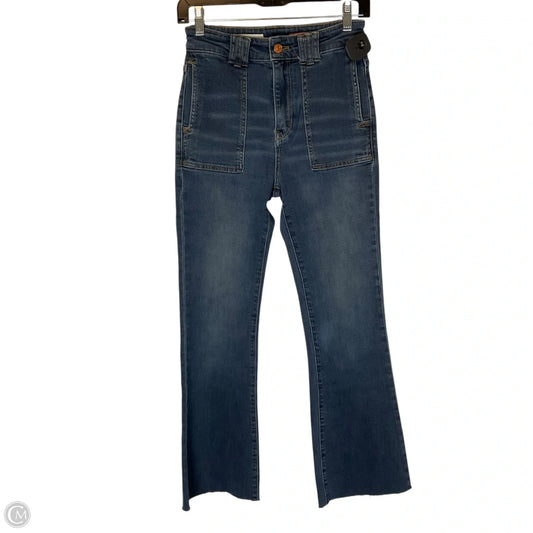 Jeans Straight By Pilcro In Blue Denim, Size: 2