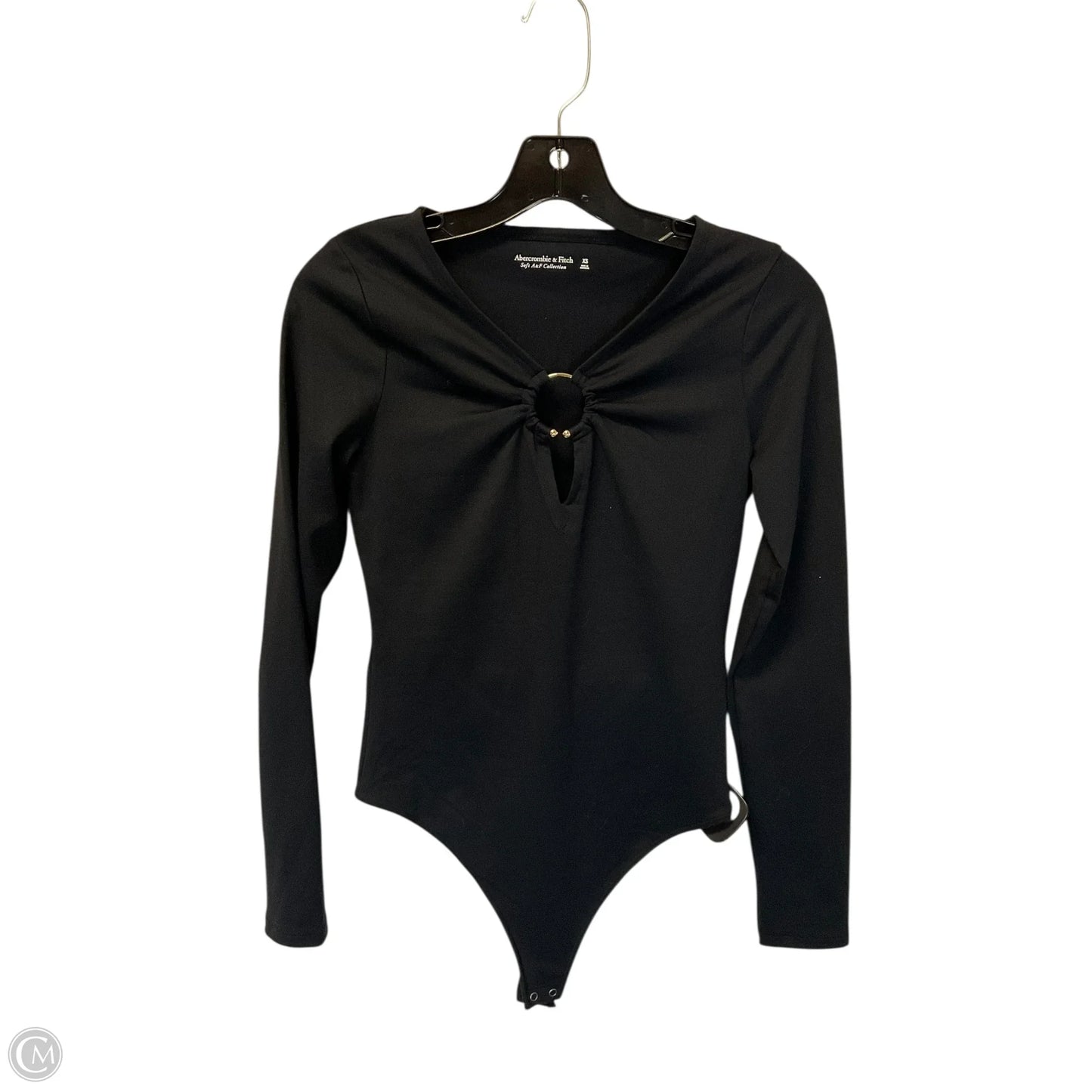 Bodysuit By Abercrombie And Fitch In Black, Size: Xs