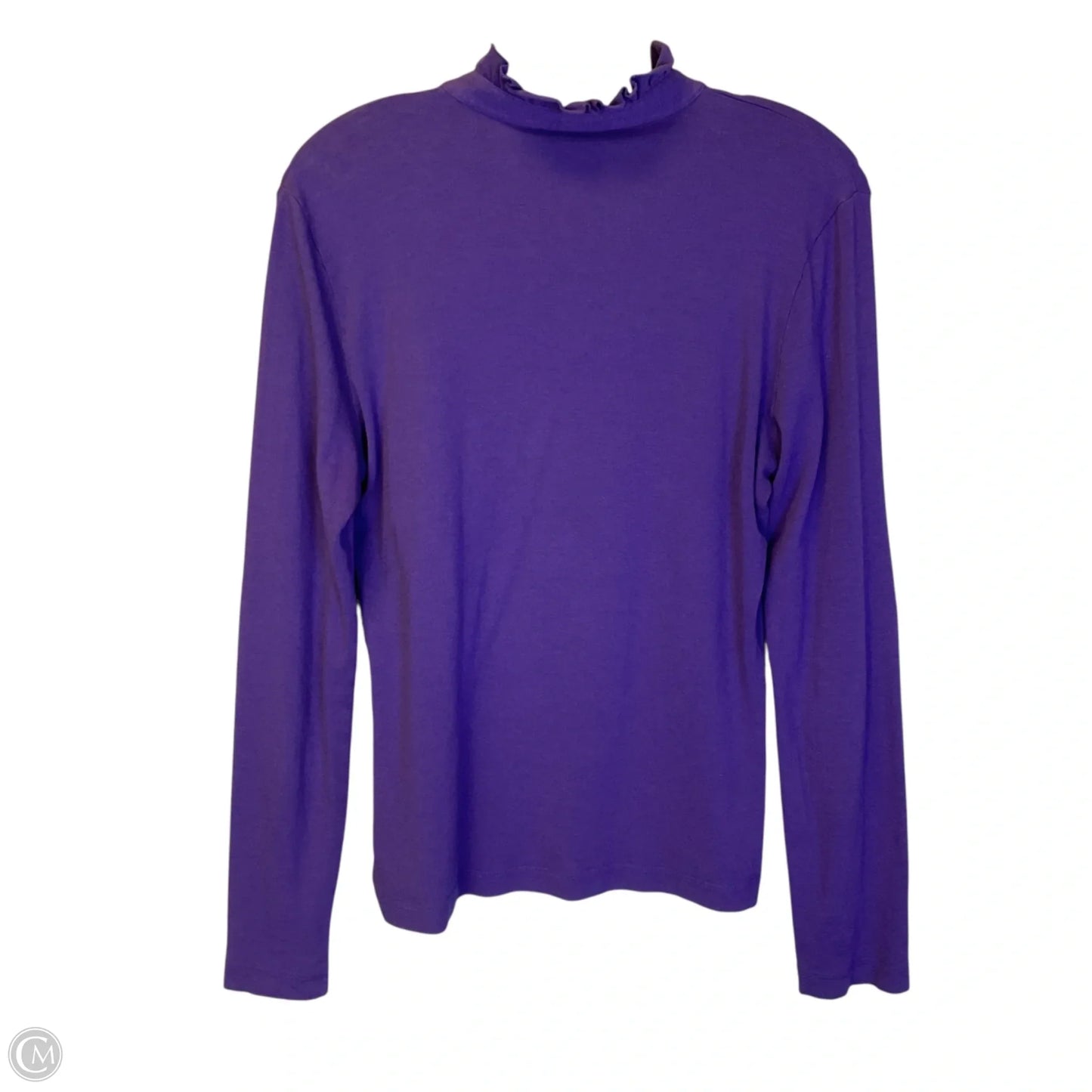 Top Long Sleeve Designer By Tory Burch In Purple, Size: M