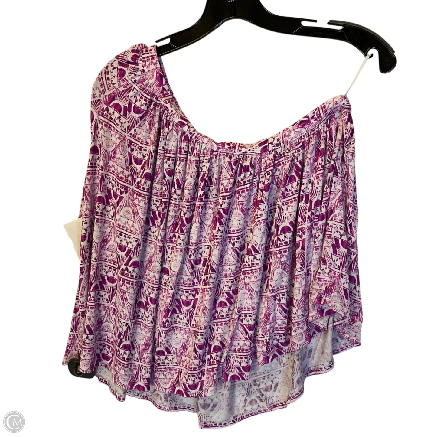 Top Short Sleeve By Free People In Purple, Size: Xs