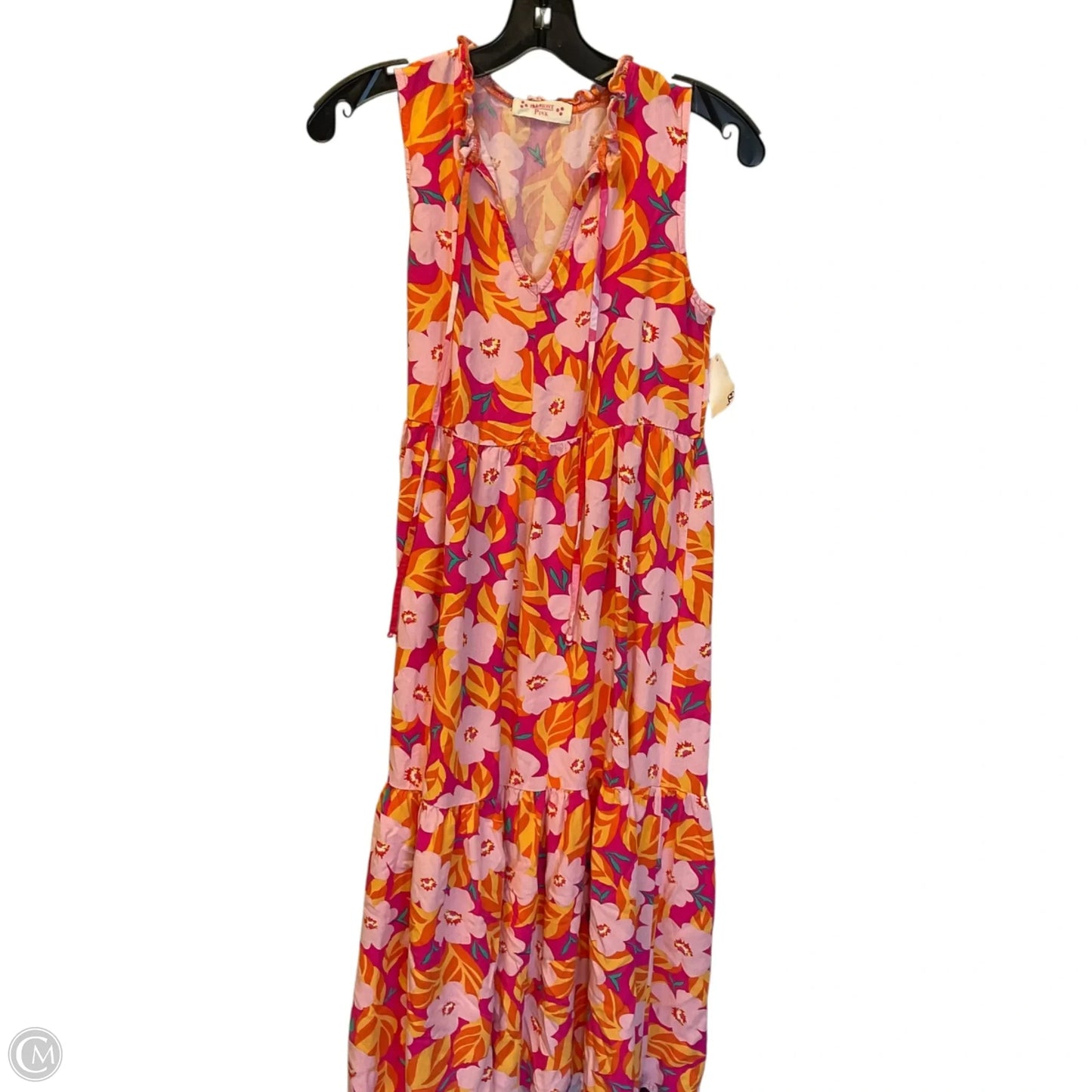 Dress Casual Midi By Almost Pink In Pink, Size: M