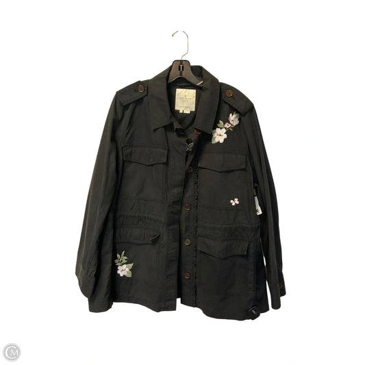 Jacket Designer By Kate Spade In Black, Size: Xl