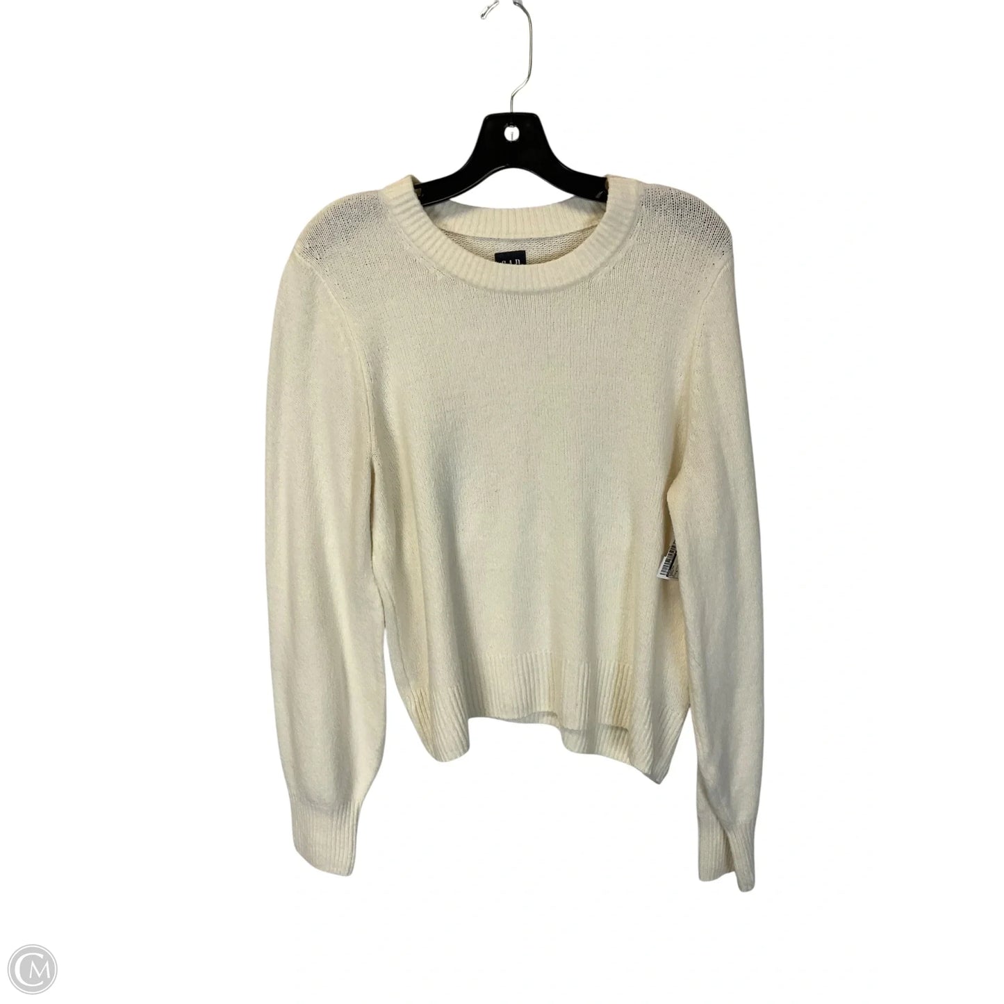 Sweater By Gap In Cream, Size: M