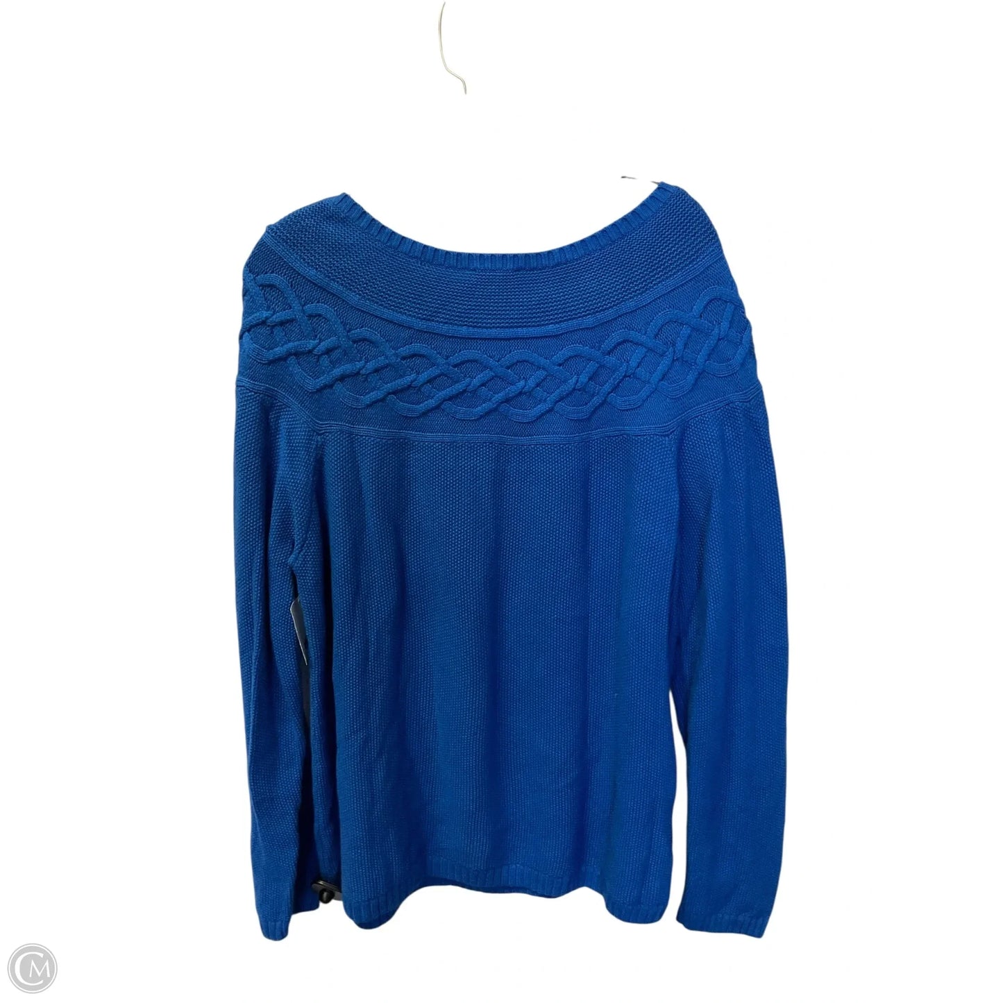 Sweater By Talbots In Blue, Size: Xl