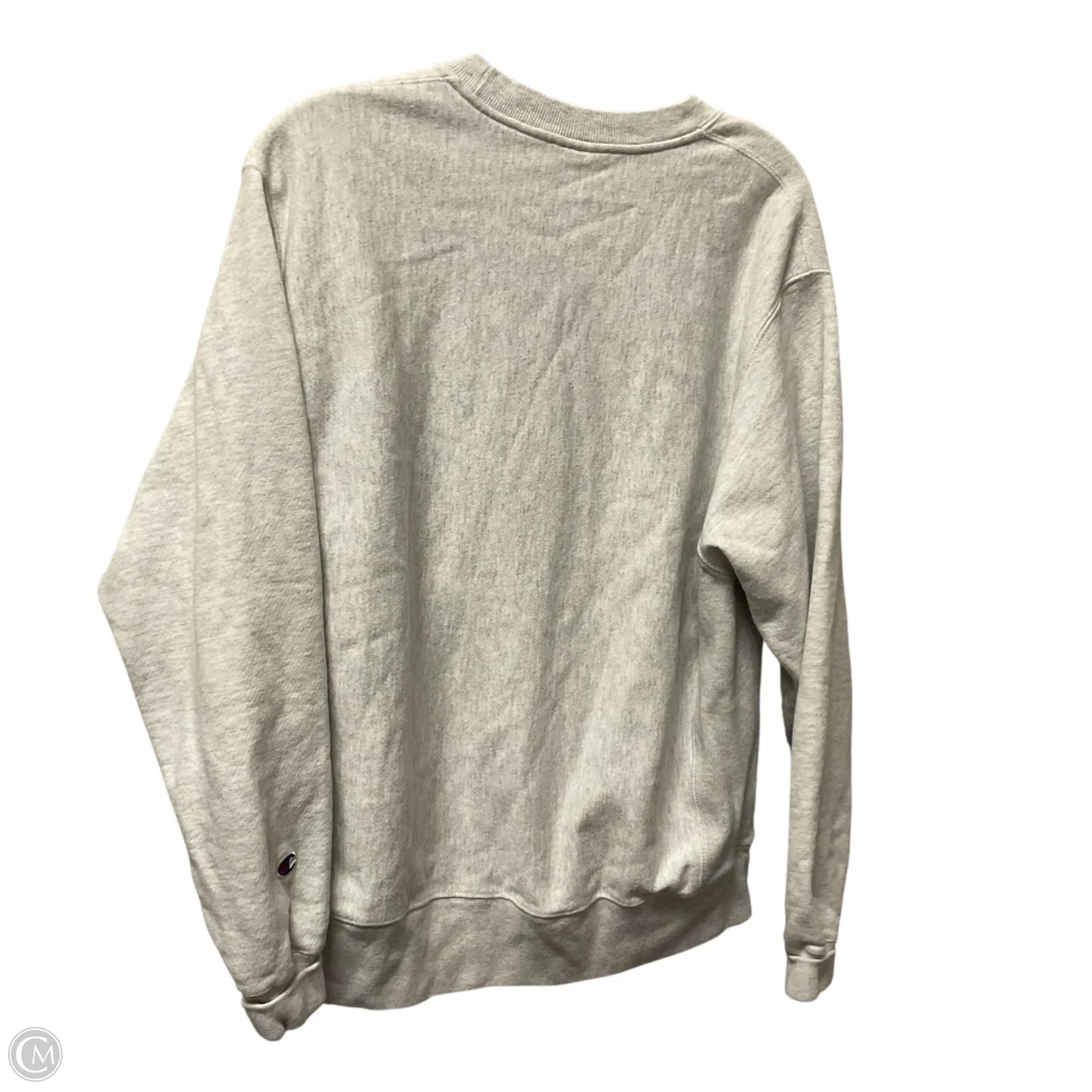 Sweatshirt Crewneck By Champion In Grey, Size: M