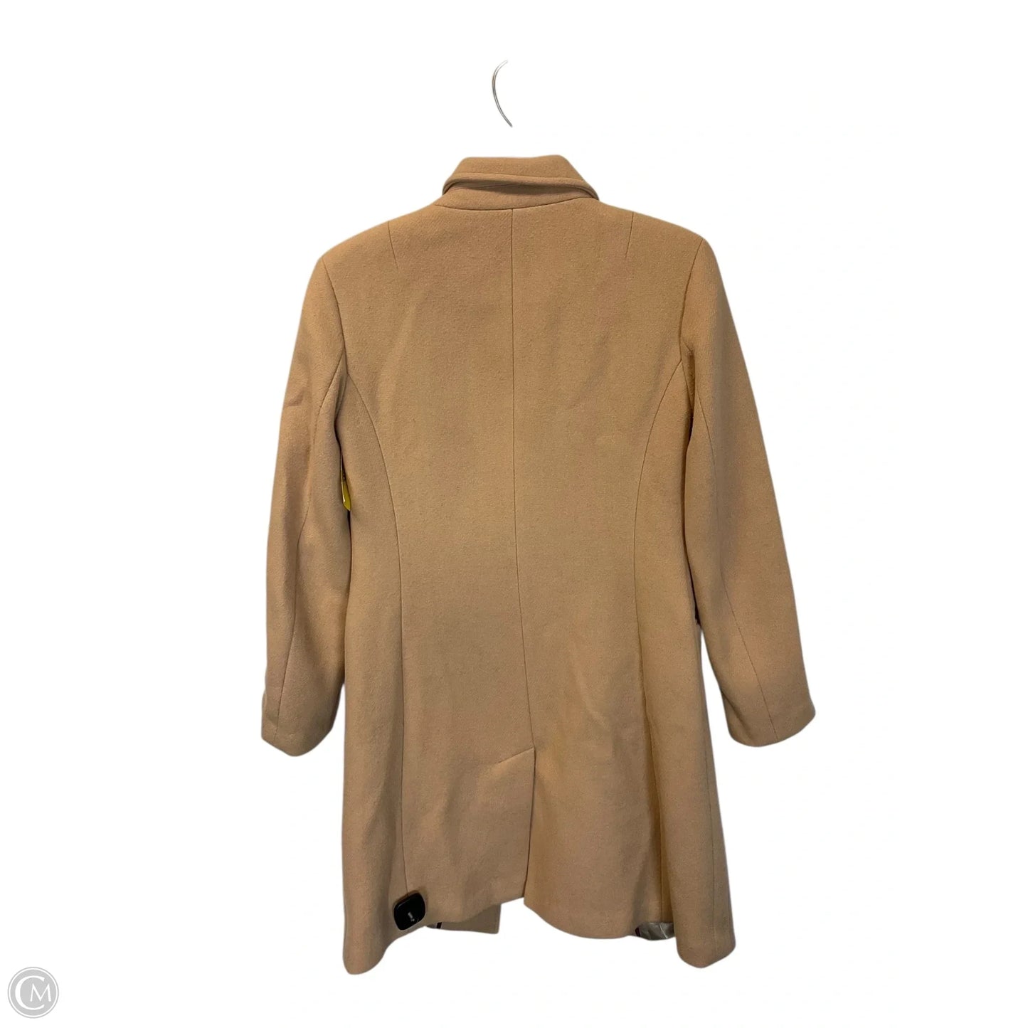 Coat Trench Coat By Calvin Klein In Tan, Size: M