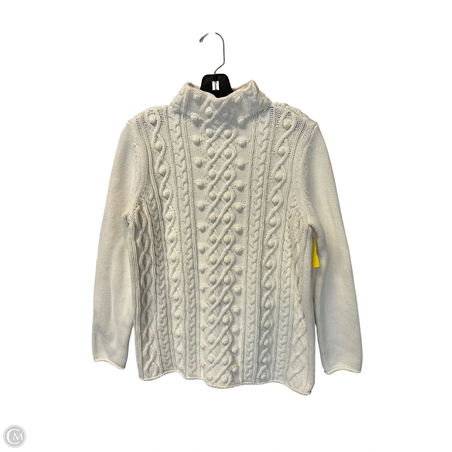 Sweater By Talbots In Cream, Size: M