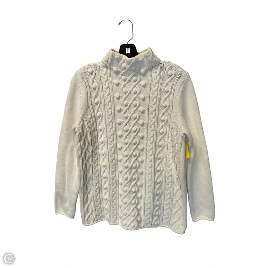 Sweater By Talbots In Cream, Size: M