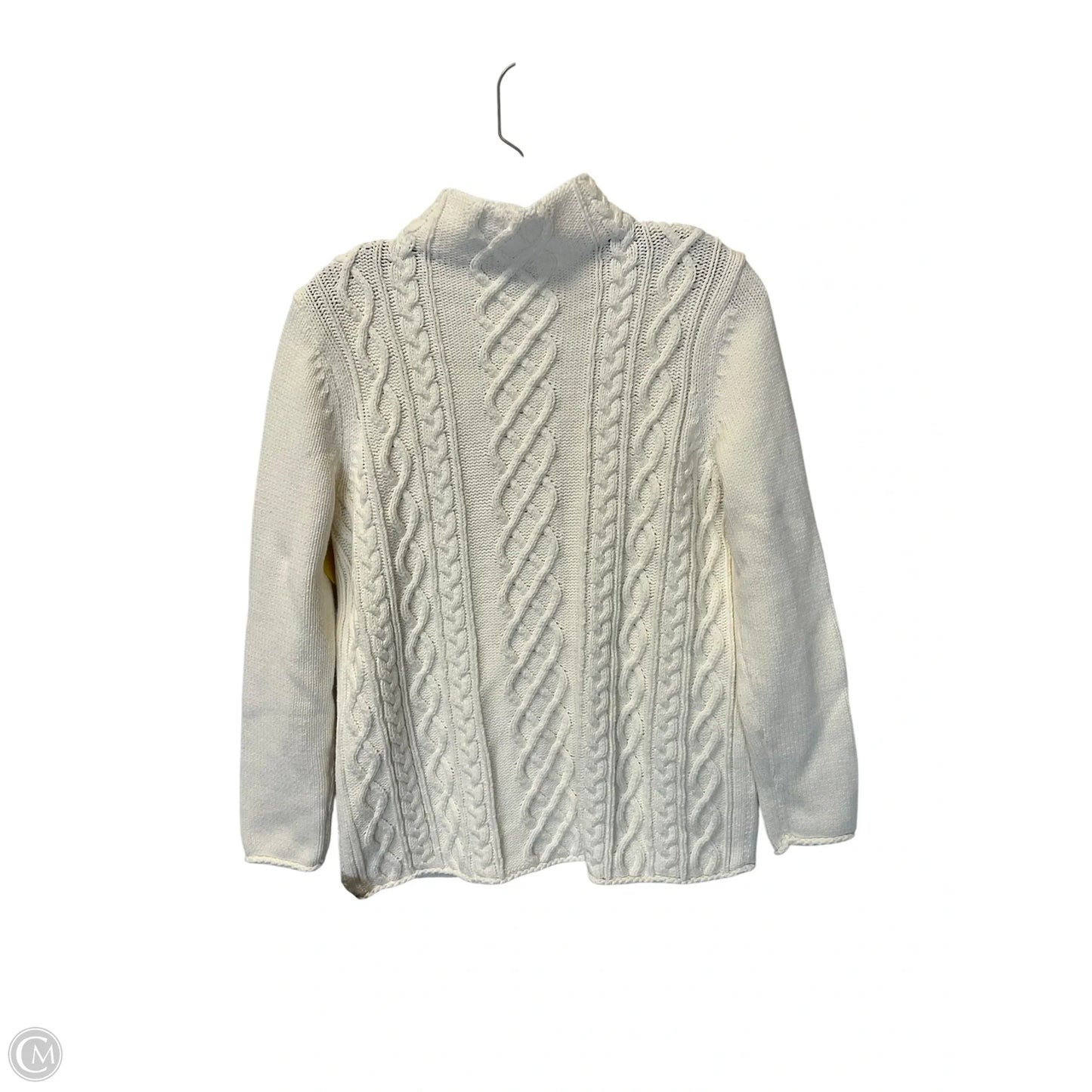 Sweater By Talbots In Cream, Size: M