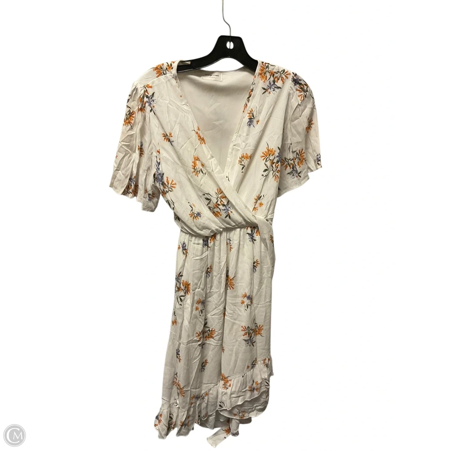 Dress Casual Midi By Orange Creek In White, Size: S