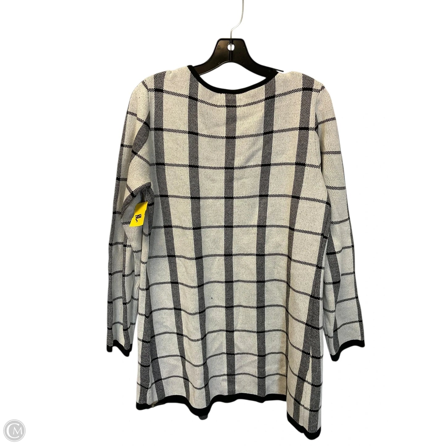 Sweater Cardigan By Elle In Grey, Size: S