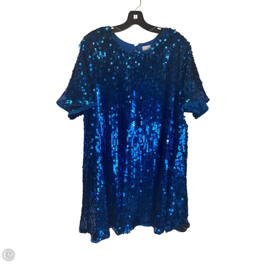 Dress Casual Short By Maeve In Blue, Size: L