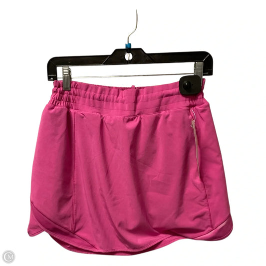 Athletic Skort By Lululemon In Pink, Size: 10
