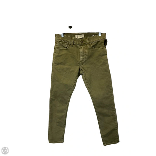 Jeans Skinny By Madewell In Green, Size: 6