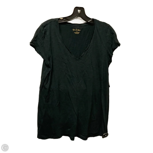 Top Short Sleeve Designer By Lilly Pulitzer In Black, Size: M