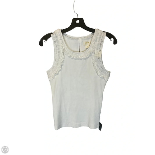 Top Sleeveless By Maeve In Cream, Size: Xs