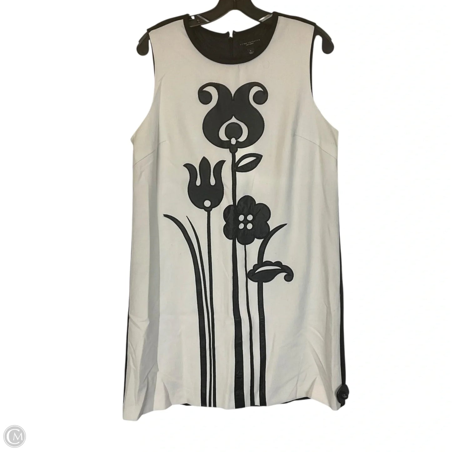 Dress Casual Midi By Target-designer In Black & White, Size: L