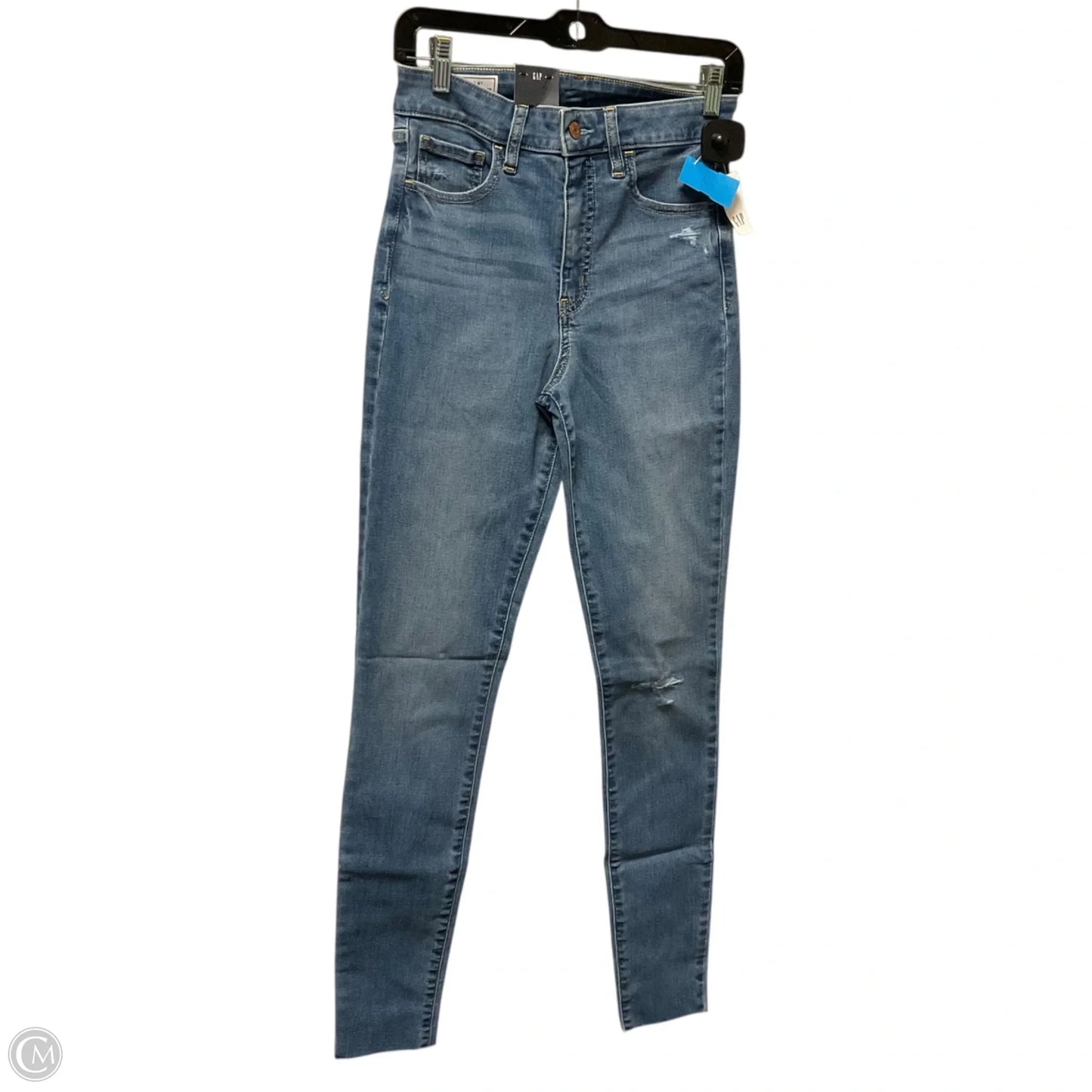 Jeans Jeggings By Gap In Blue Denim, Size: 6