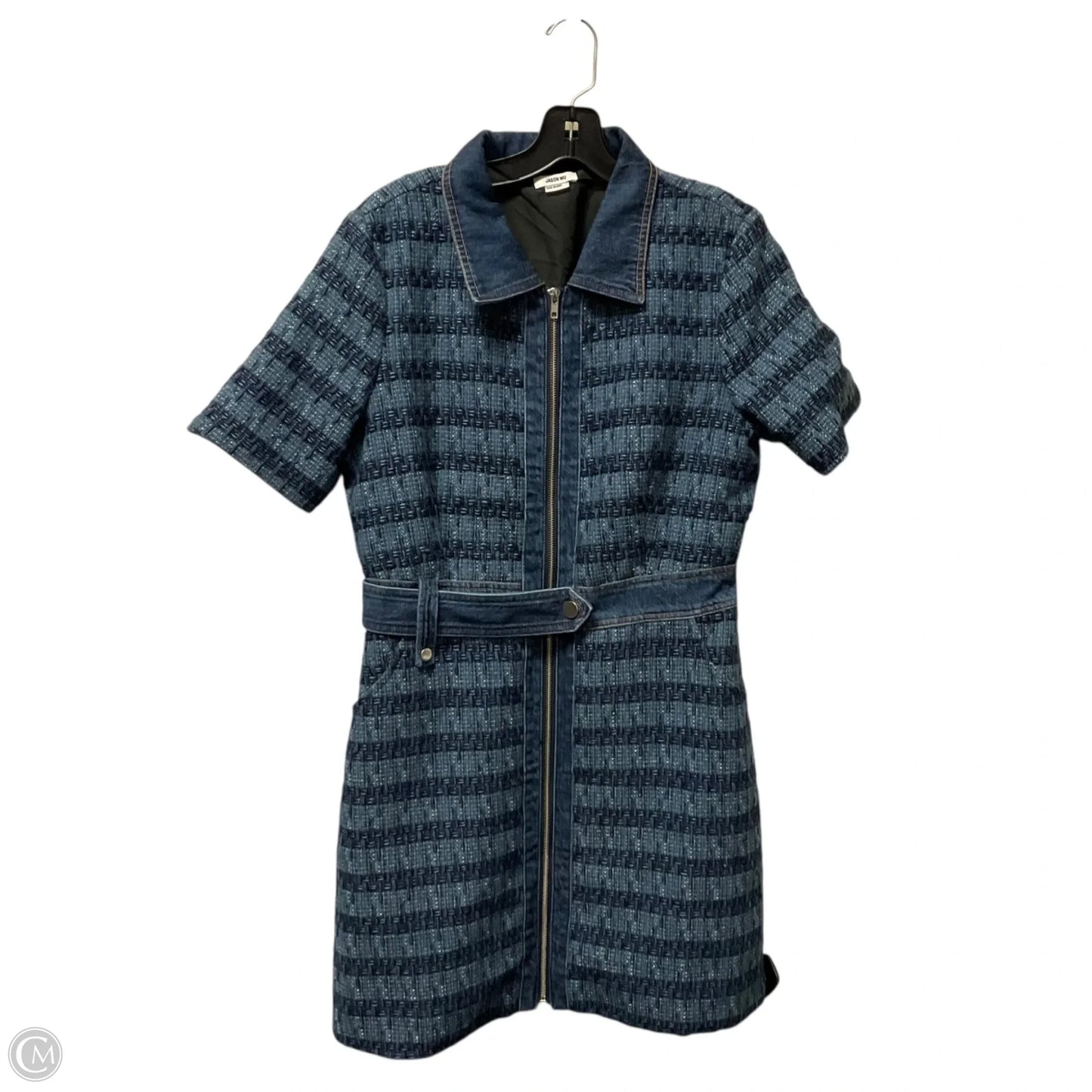 Dress Designer By Jason Wu In Blue Denim, Size: L