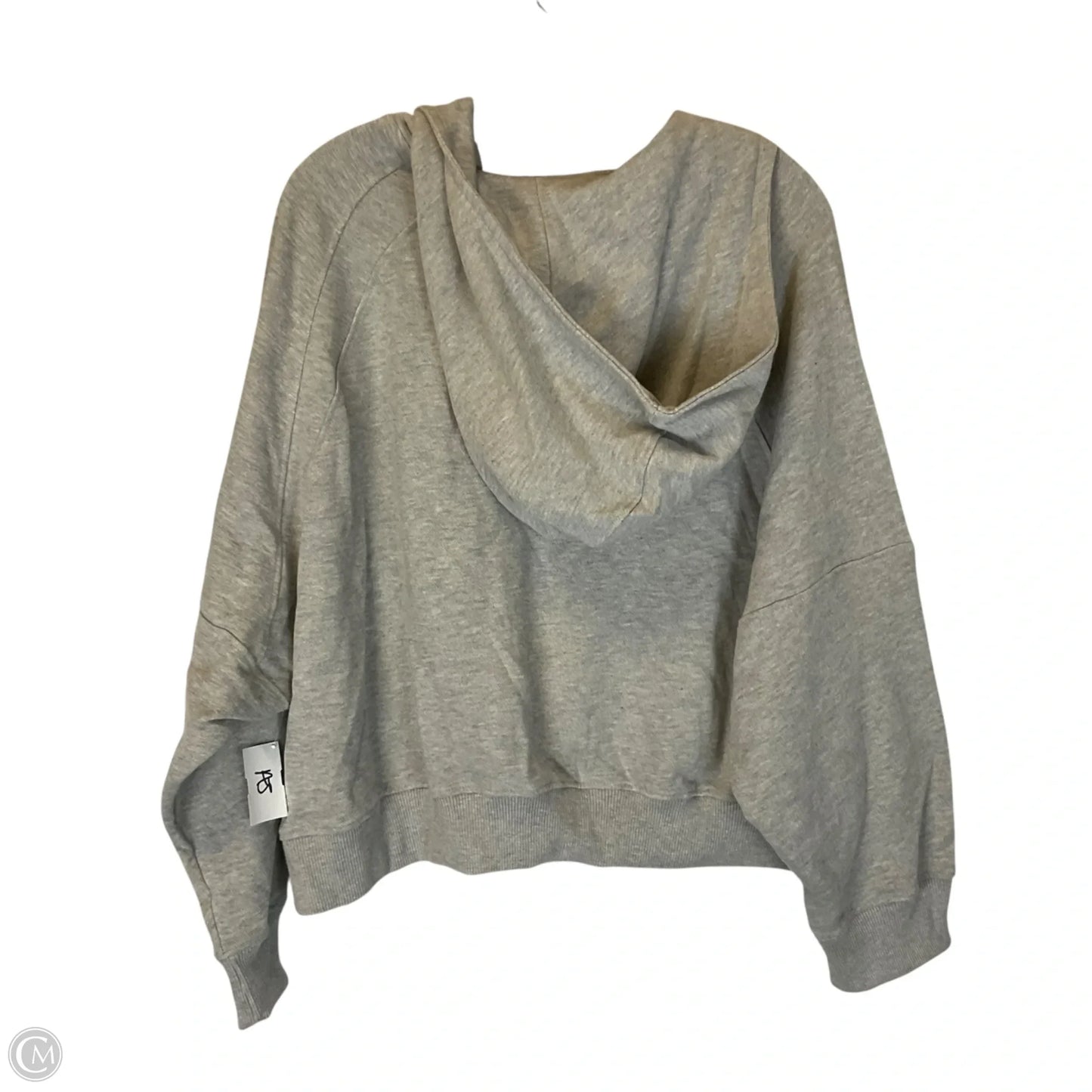 Sweatshirt Hoodie By Simply Southern In Grey, Size: Xl