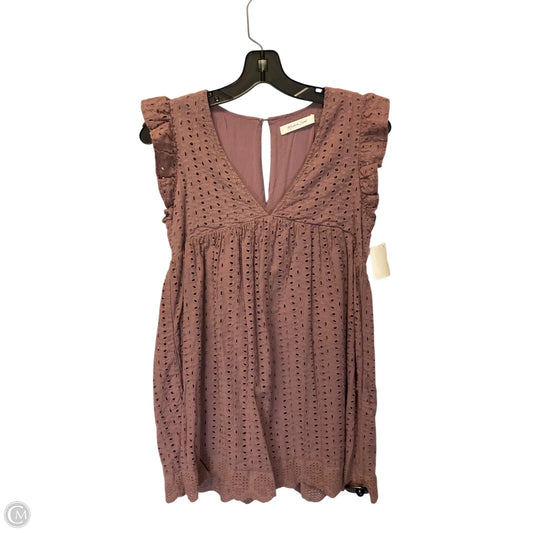 Dress Casual Short By Mustard Seed In Purple, Size: S