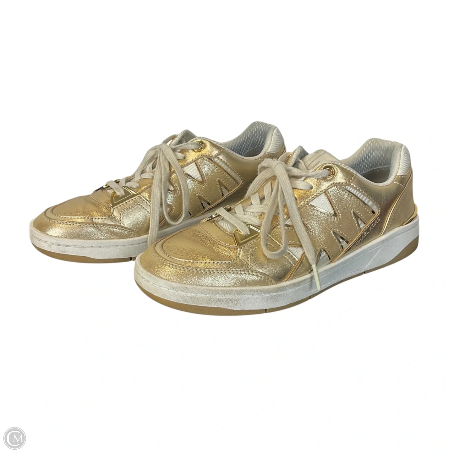Shoes Designer By Michael Kors Collection In Gold, Size: 7.5