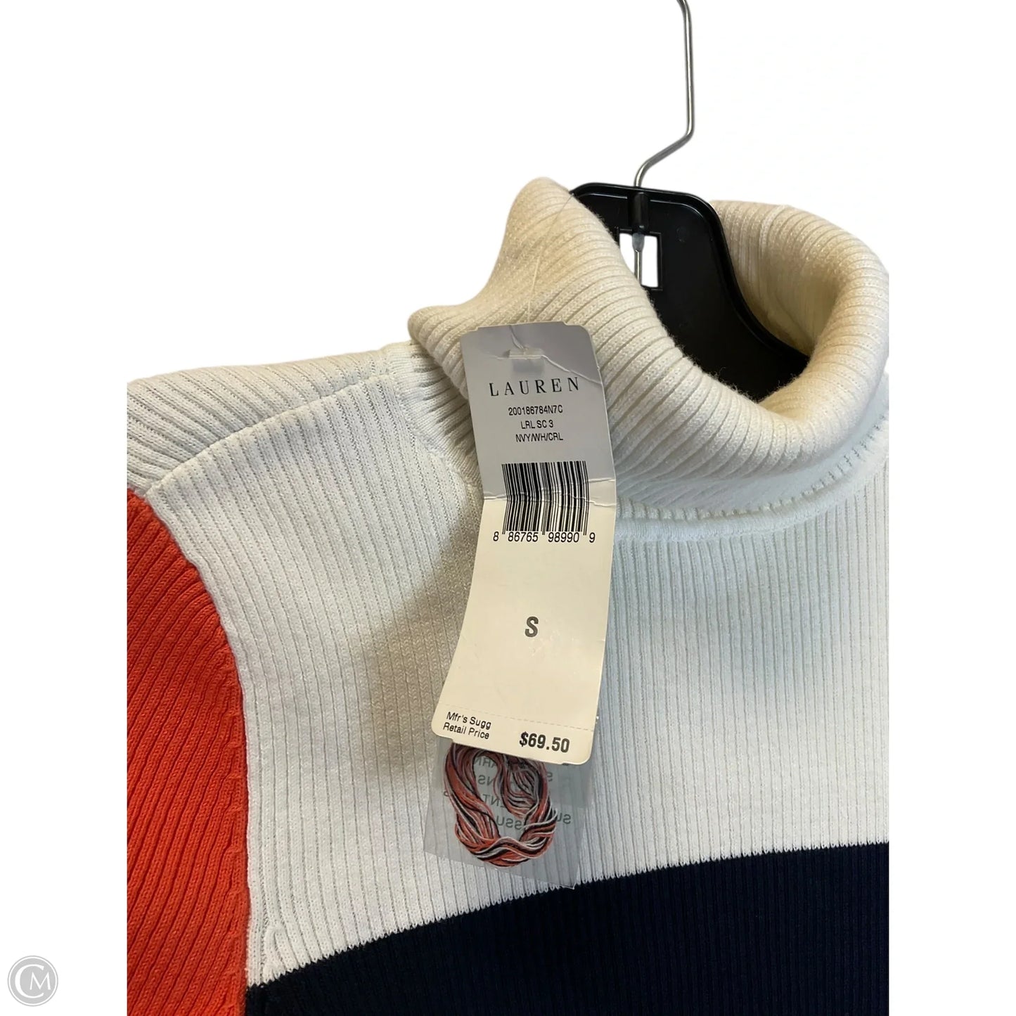 Top Long Sleeve By Lauren By Ralph Lauren In Multi-colored, Size: S