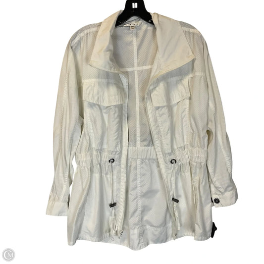 Jacket Windbreaker By Cabi In White, Size: Xs