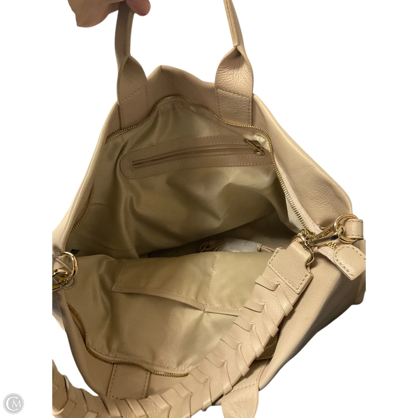 Crossbody Leather By Clothes Mentor, Size: Large